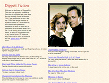 Tablet Screenshot of dippettfic.xphilefic.com
